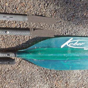 Split Kanu Paddel Set - teilbare Kanadier Paddel